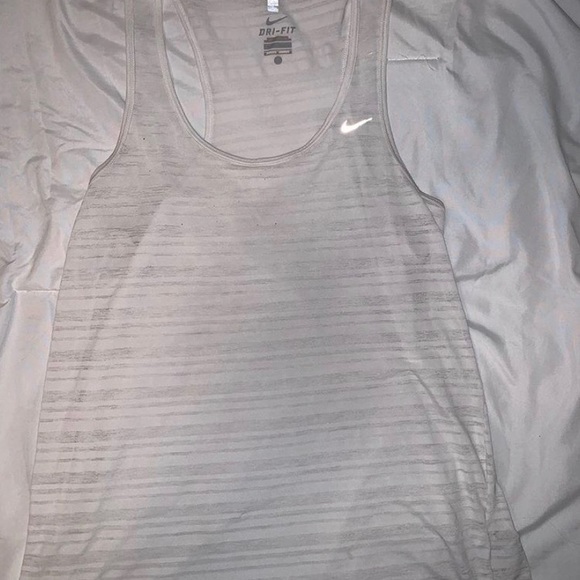 White Nike Athletic tank - Picture 1 of 1